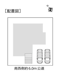 新潟市西区寺地の区画図