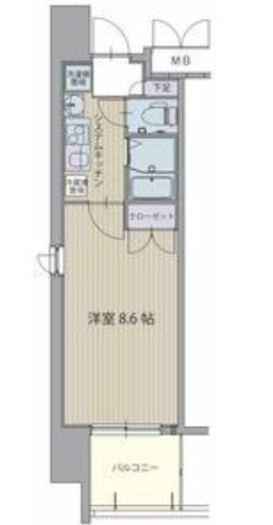 パルティール今池アネックスの間取り