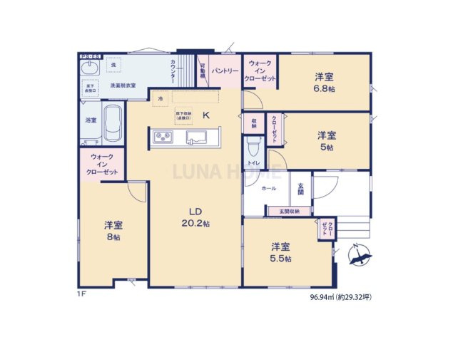つくば市上横場3期　新築戸建　2号棟