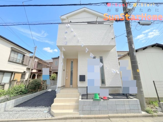 【サンスターホーム】福生市北田園1丁目　制振装置付き新築戸建1棟の外観