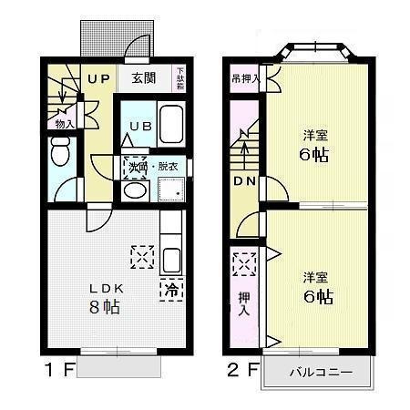 スカイコート の間取り
