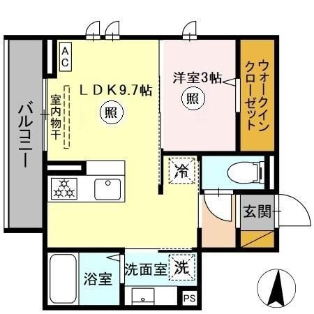 メゾングレイスの間取り