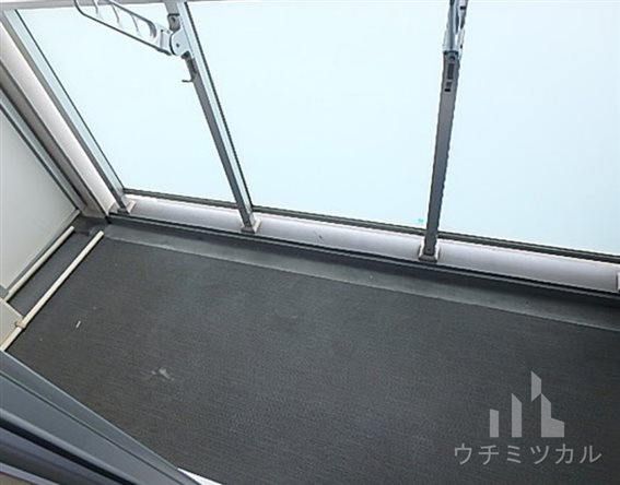 AXAS西高島平のバルコニー