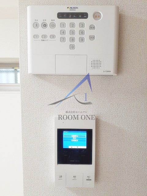 ビーチサイド　パークのセキュリティ|モニター付きインターホンです。