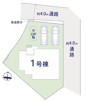 福岡市南区老司7期　1号棟の区画図