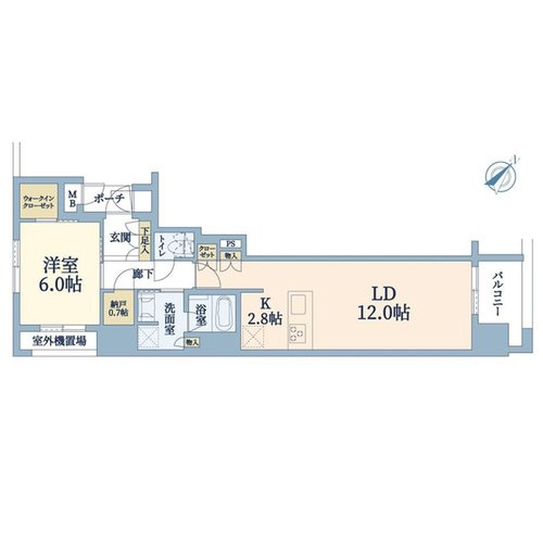 N・MJR博多ザ・レジデンスの間取り|間取り