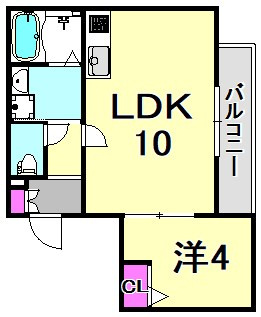 メゾンデュソールの間取り