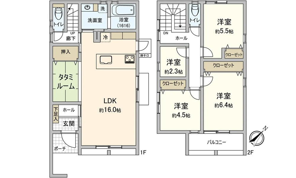 廿日市市阿品台１丁目の間取り