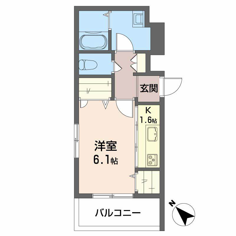シャーメゾン東岸和田の間取り