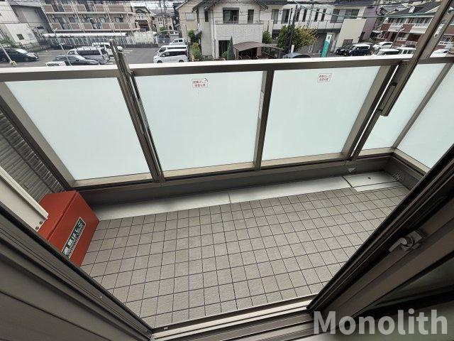 シャーメゾン東岸和田のバルコニー