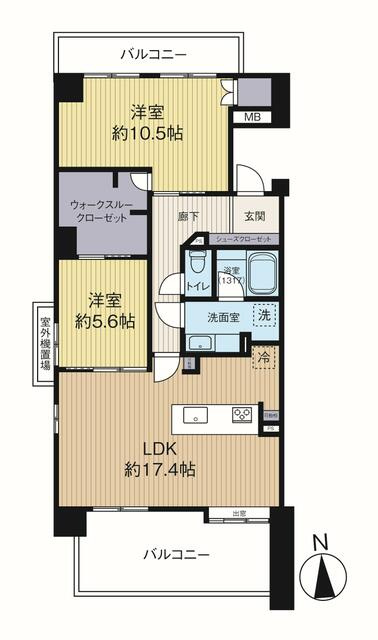 N・大濠公園グランドヒルズの間取り|間取り
