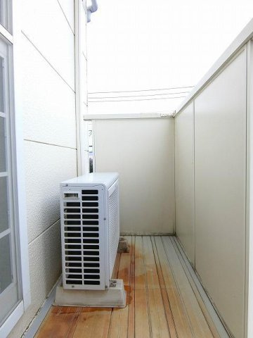 ケイアイハイツＤのバルコニー|陽当たり良好なバルコニーです