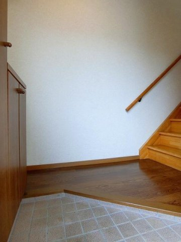 ケイアイハイツＤの玄関|落ち着いた玄関です