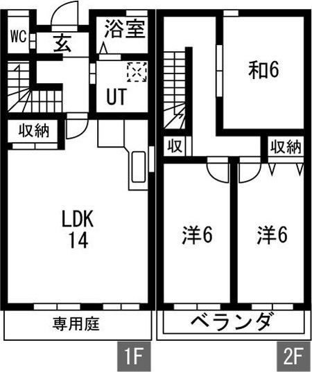 篠原ハイツの間取り