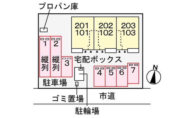 ポコ・ア・ポコ　Ⅲの駐車場|駐車場