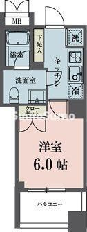 メゾンビスタ渋谷宇田川の間取り