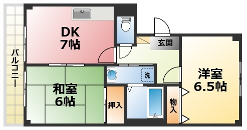 サカタハイツの間取り