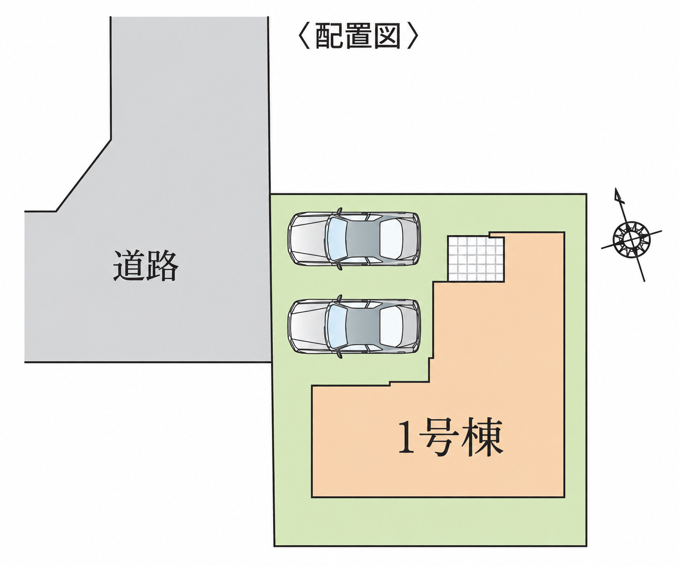 西東京市栄町1丁目 西武池袋線 ひばりヶ丘駅 新築戸建の区画図