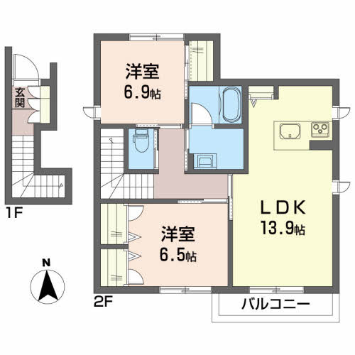 シャーメゾンフローラの間取り
