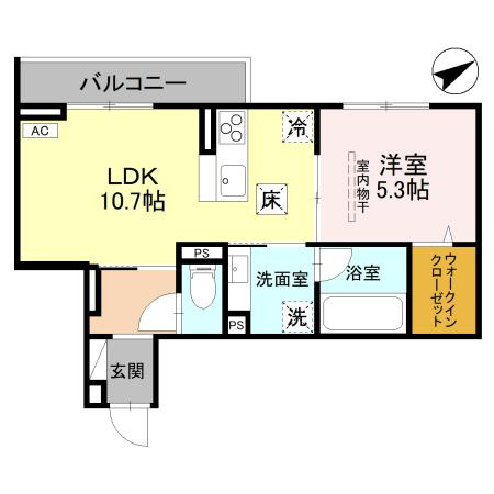 【間取り】 | (仮称)D-Sereno豊岡ⅠA