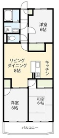 クレールはけの原の間取り