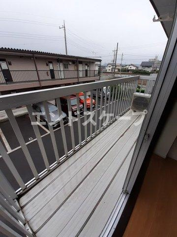 田胡ハイツ　Ｂのバルコニー|高崎、前橋のお部屋探しはエンドスケープまで！お客様の理想お聞かせ下さい♪