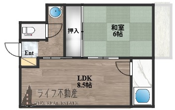 中野マンションの間取り