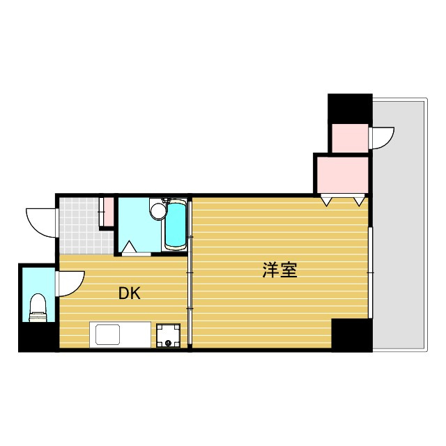 ウエストサイド江坂の間取り