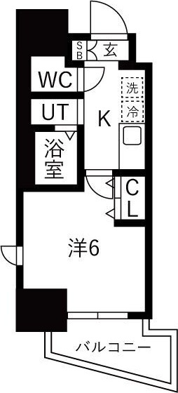 エステムコート名古屋千種グレイスの間取り