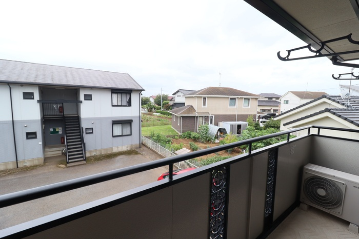 グリーンハイツ Ⅱ|窓からの風景