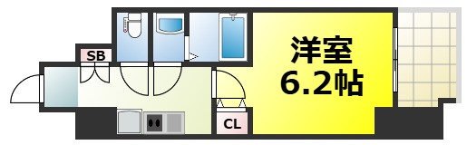【間取り】 | グランエクラ今宮戎 仲介手数料無料