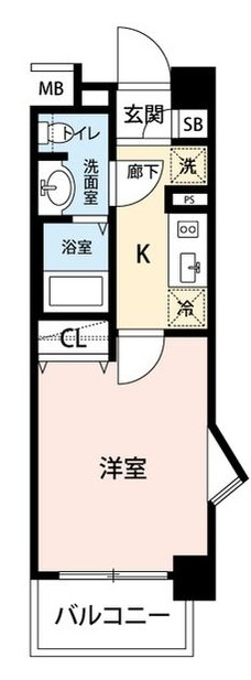 プレール中延の間取り|間取りです。