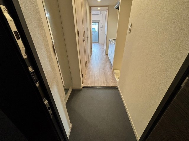 プレサンスOSAKA西中島リエゾンの玄関