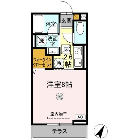 Serenvita Amakubo(ｾﾚｳｨｰﾀ ｱﾏｸﾎﾞ)の間取り