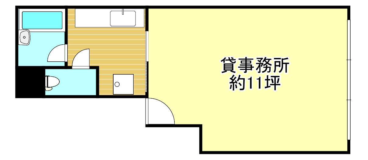 瓦屋町ＴＹビルの間取り