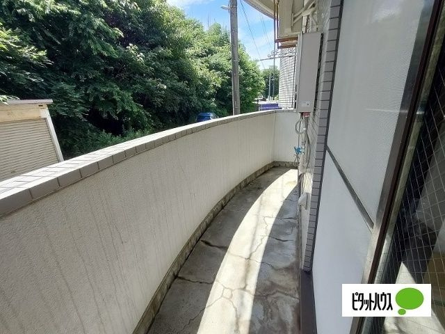 ヨーク津田沼のバルコニー