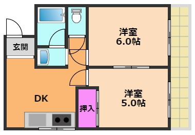 サンロードの間取り