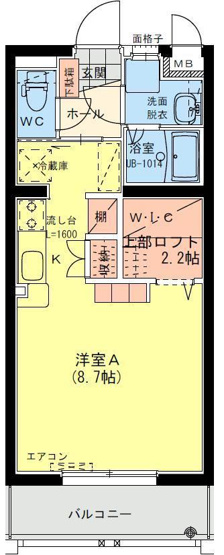 【間取り】 | ブリエコート 中央通り | ブリエコート 中央通りの間取り