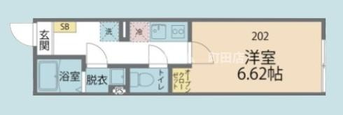 カインドネス玉川学園※初期費用分割あと払いサービス利用可能物件の間取り