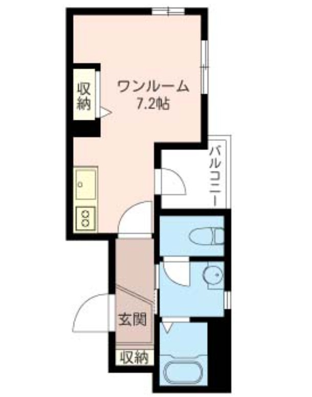 ラージ　フィールドの間取り