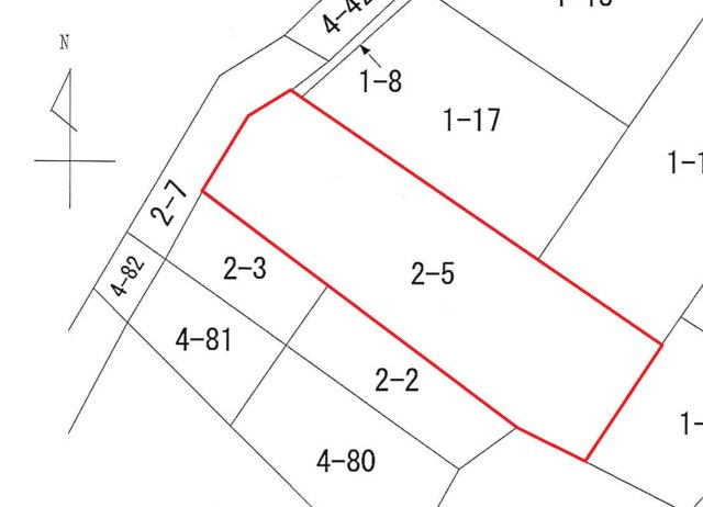 竜巻中古住宅の地図