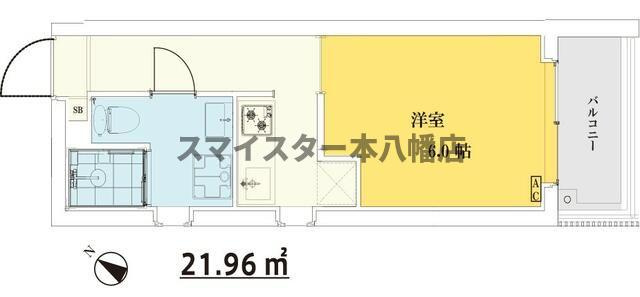 レジデンス本八幡プレイスの間取り