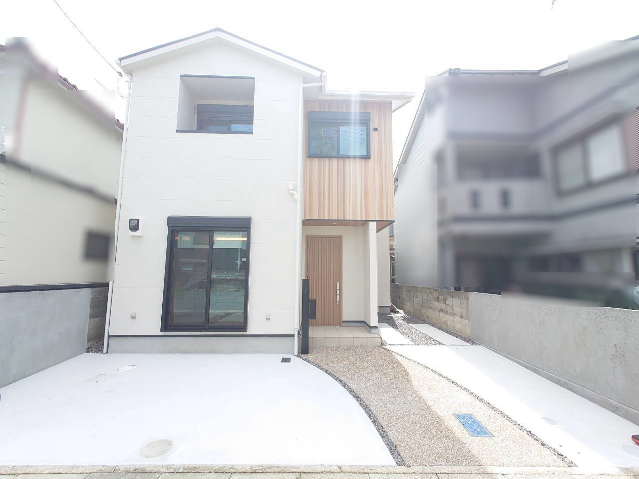 新築戸建が堂々完成☆リビング間接照明☆タッチレス水栓付きシステムキッチン☆伏見区醍醐烏橋町の外観|外観