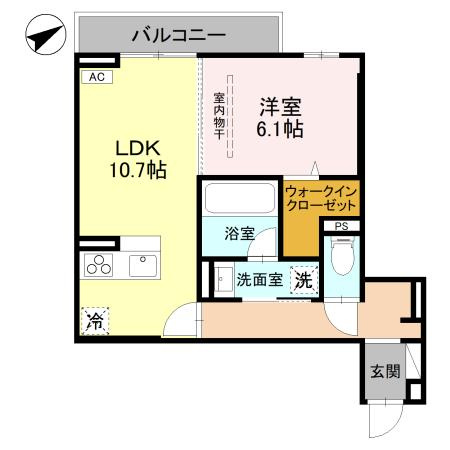 【間取り】 | (仮称)D-Sereno豊岡ⅠA