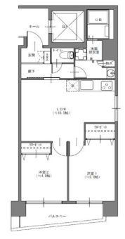 台東区松が谷３丁目の賃貸マンションの間取り