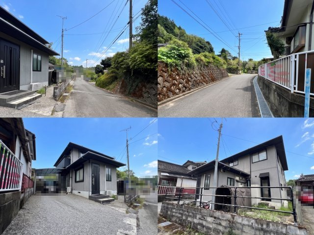 人吉市七地町　６LDK　2階建の前面道路含む現地写真
