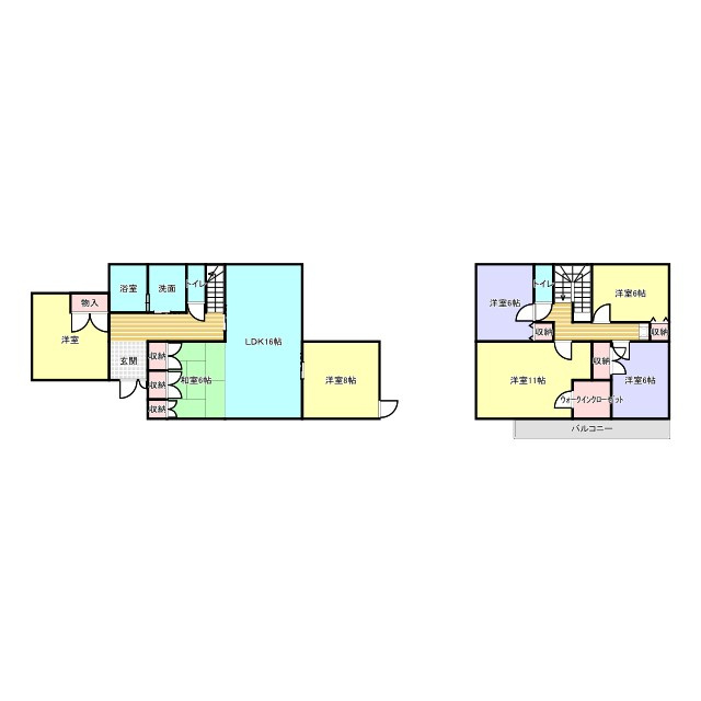 人吉市七地町　６LDK　2階建の玄関