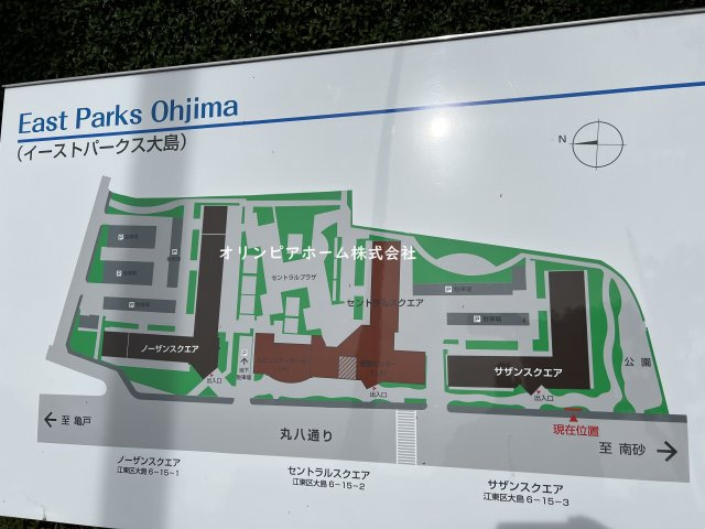 イーストパークス大島セントラルスクエア　16階　リ　ノベーション済の区画図