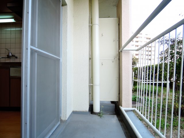 マンションサンプラザ1のバルコニー