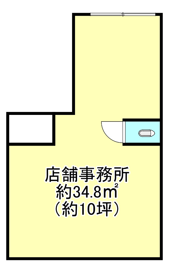 大阪市住之江区浜口東２丁目の店舗事務所の間取り
